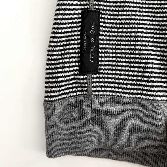 Rag and Bone Striped Crewneck Sweater - Size Large - Picture 4 of 5